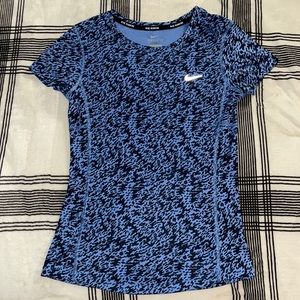 Blue Nike shirt